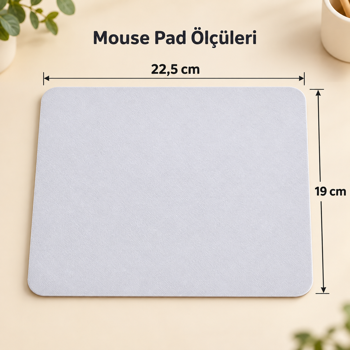 Kişiye Özel Fotoğraflı Dikdörtgen Mousepad